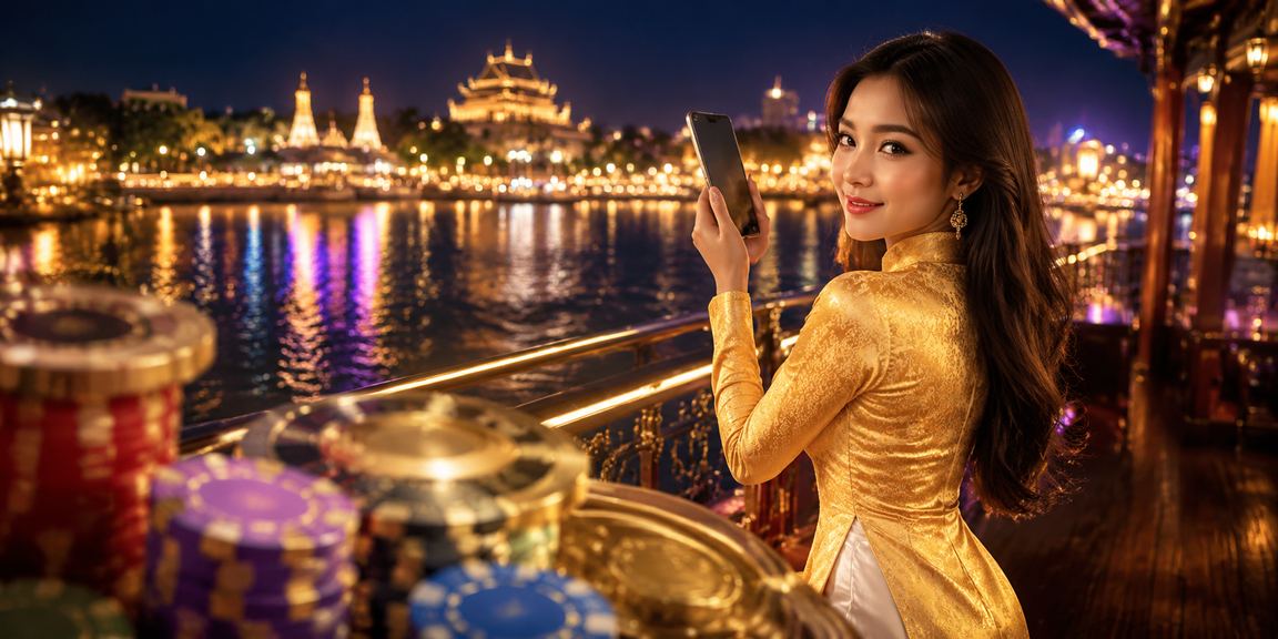 Khung cảnh giải trí casino trên mobile tại Huế